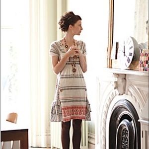 RARE.  HTF.  Anthropologie Moth Lolland Sweater Dress. Size small.